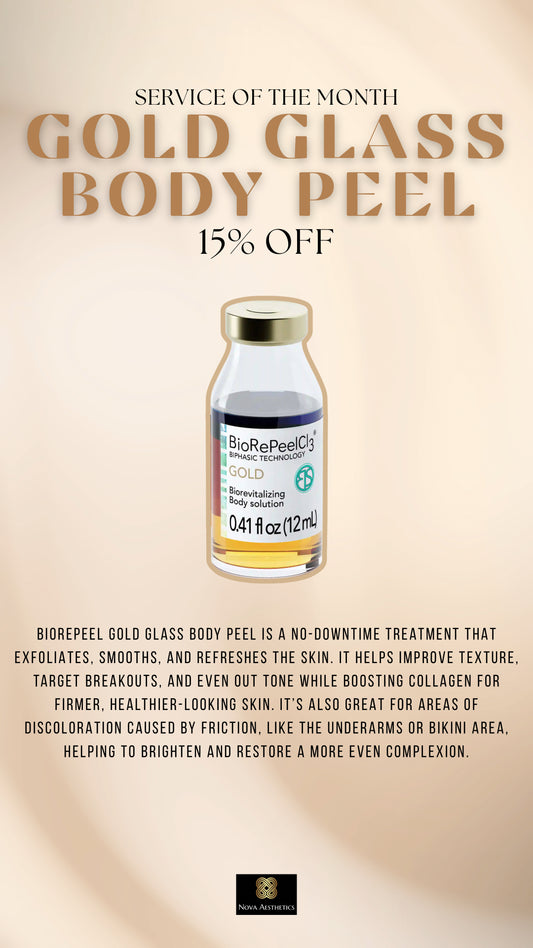 Gold Glass Body Peel